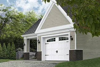 Regal Shaker-CS Court, 9' x 7', Blanc doux, fenêtres avec Appliques Arche Stockton Double