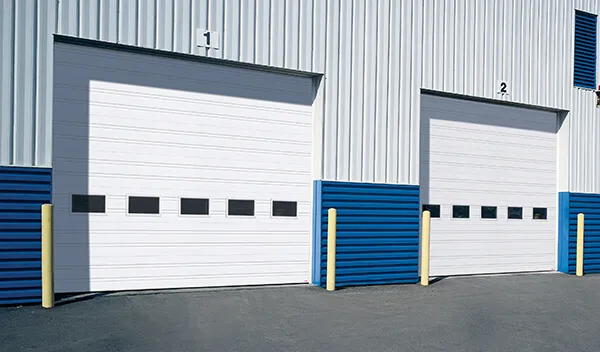 Portes G-1000, 16' x 14', Blanc