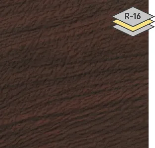 Couleur Noyer foncé pour porte de garage Garaga en acier