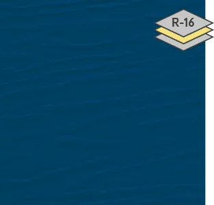 Bleu héron pour porte de garage Garaga en acier