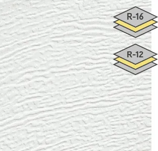 Couleur Blanc glacier pour porte de garage Garaga en acier