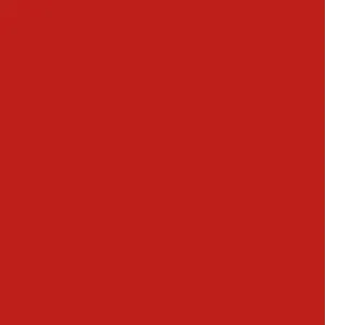 Couleur de profilé d'aluminium Rouge positif pour porte de garage California
