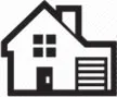 Icône Portes de garage résidentielles​